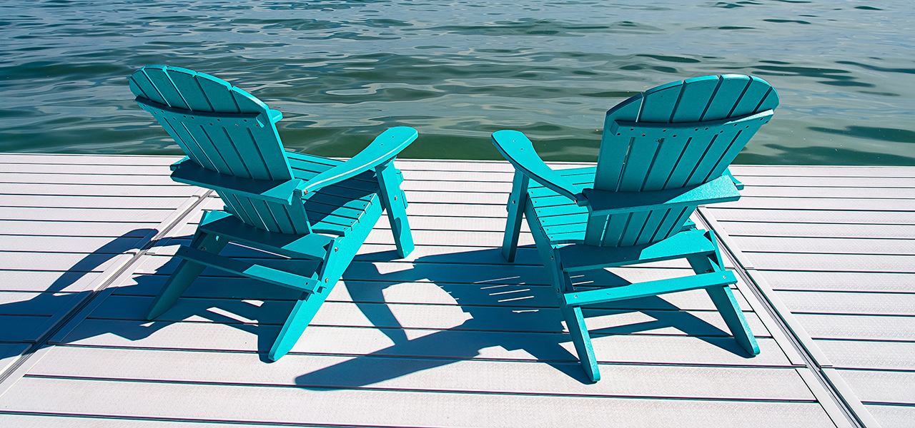 waterproof wood docks and furniture